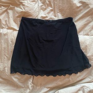 brandy melville black mini skirt
